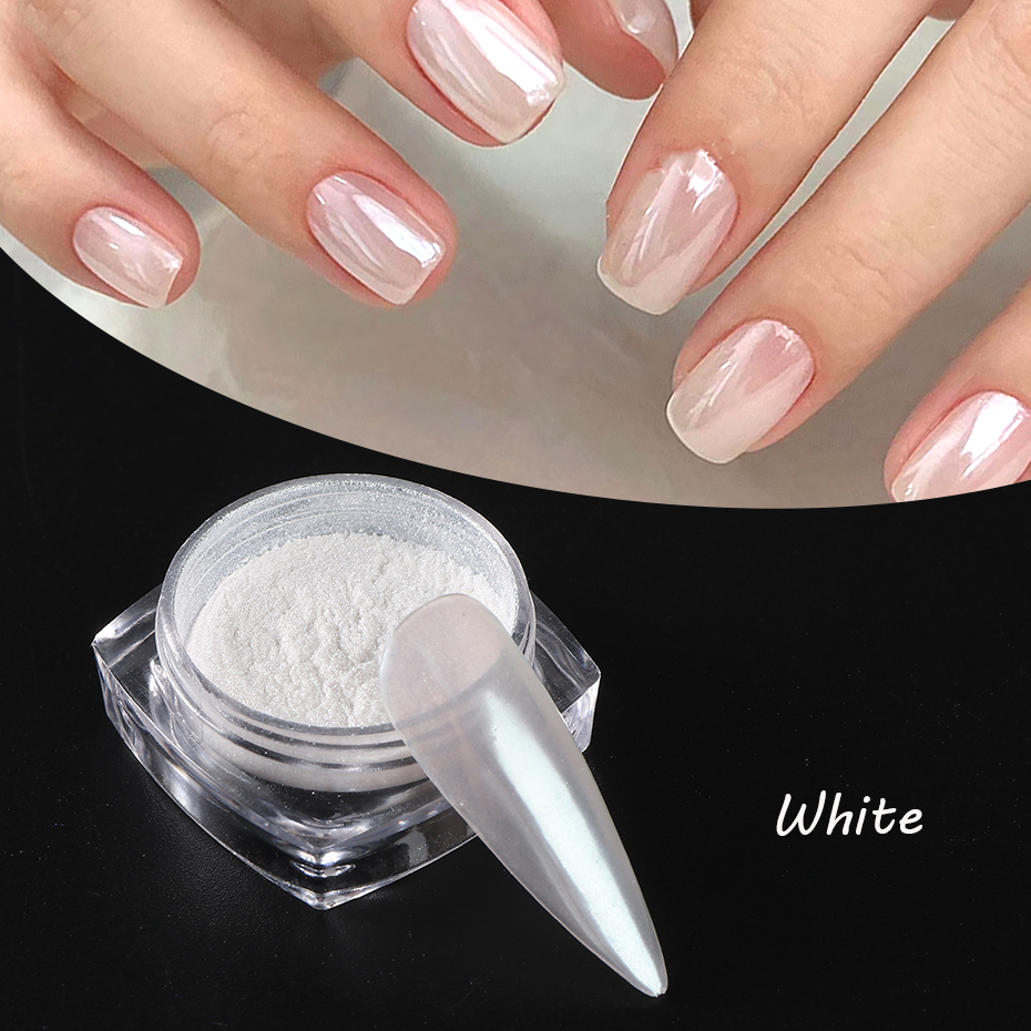 Nail Glitter Chrome - 1/3Pcs Aurora Chrome Nail Powder Mirror