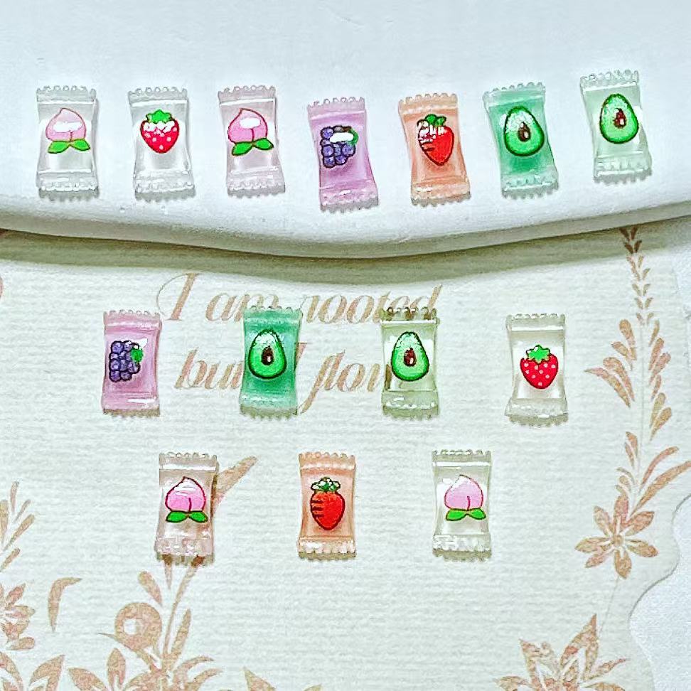 Nail Art Viral - 100Pcs Mixed Cartoon Nail Charms Set
