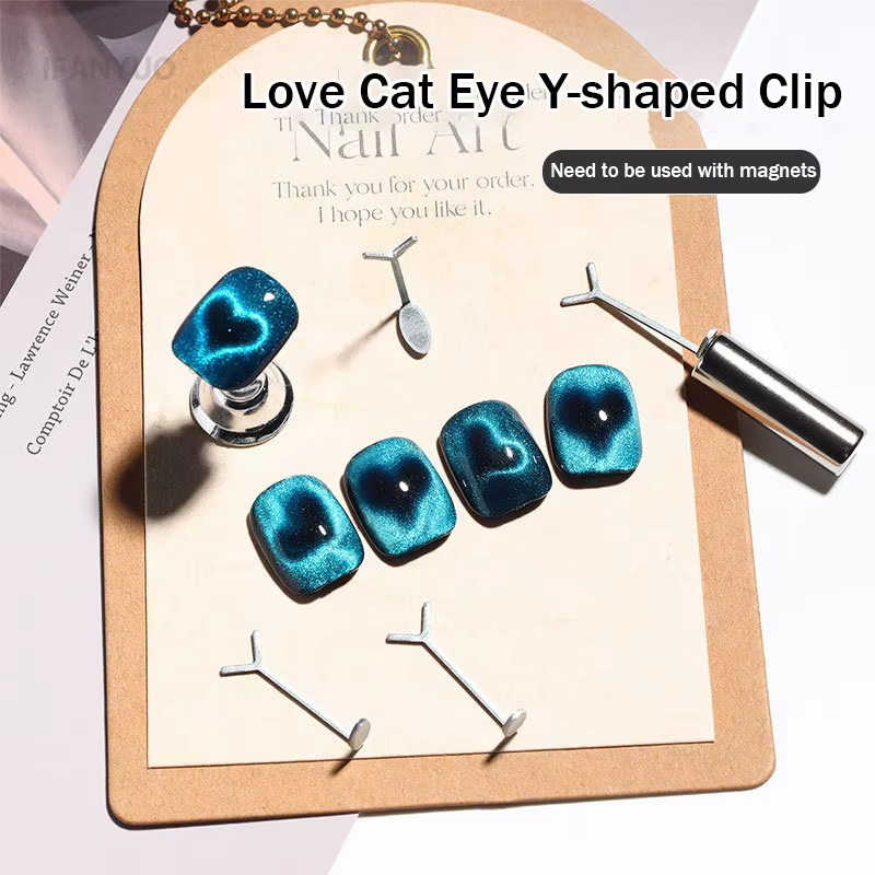 Y-shaped Love Heart Magnetic S - Nail Art Love ulasan dan harga