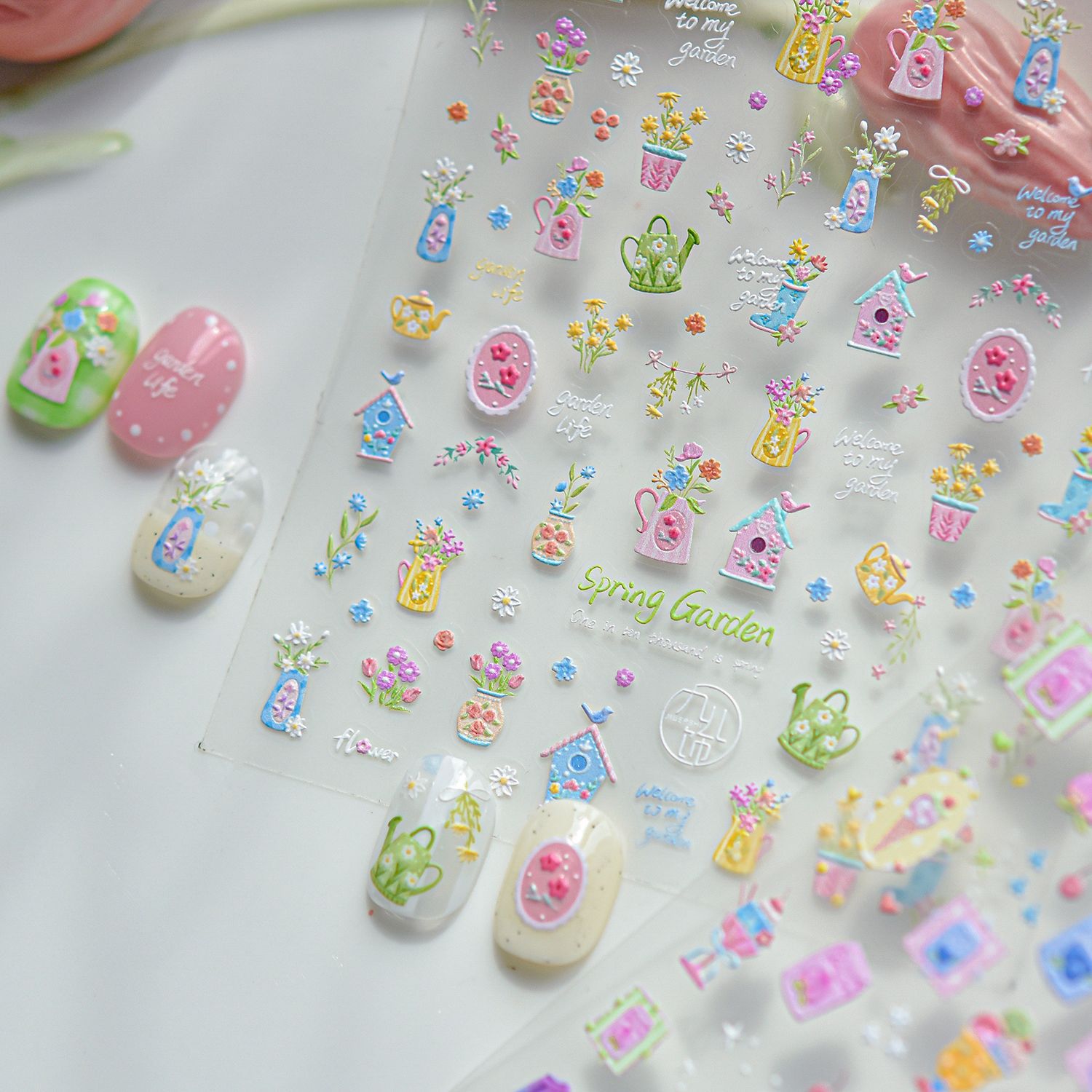 5D Fruit Dessert Nail Art Stic - Nail Art Orange ulasan dan harga