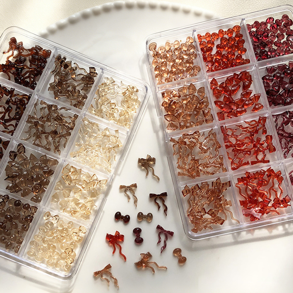 1Boxs 120-160pcs Vintage Burgu - Nail Art Burgundy ulasan dan harga