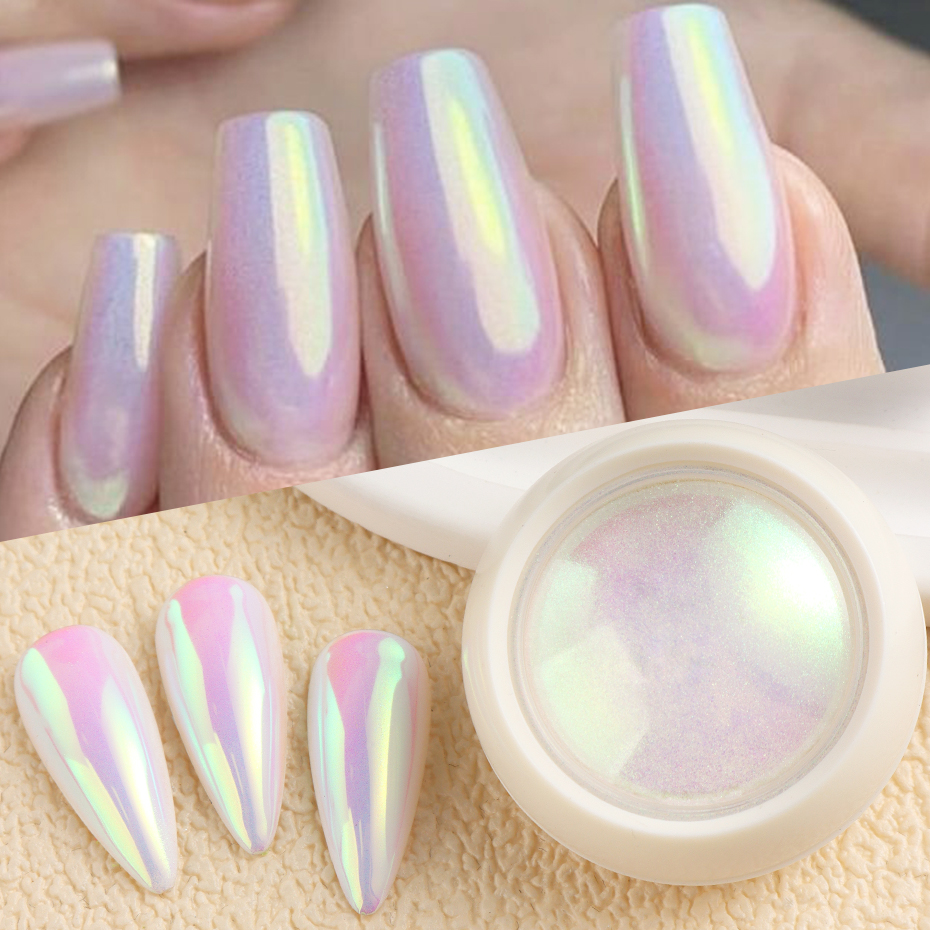 Unicorn Chrome Nail Powder Neo - Nail Glitter Chrome ulasan dan harga