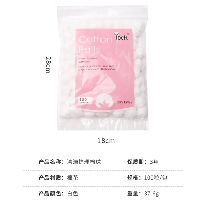 100PCS Nail Art Cotton Balls N - Nail Art Remove ulasan dan harga