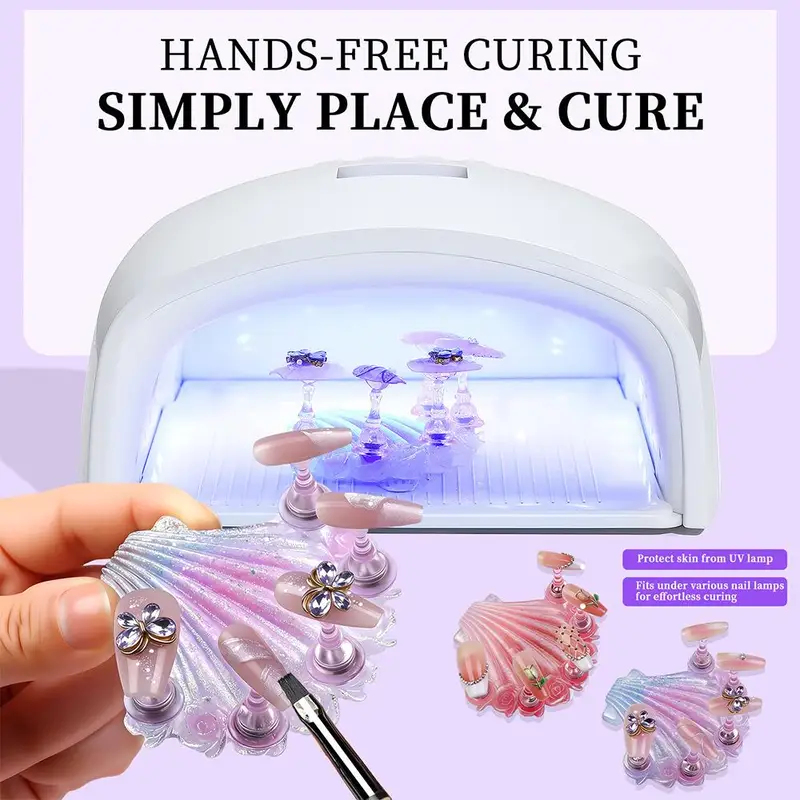 1Set Magnetic Nail Art Display - Nail Art Vector ulasan dan harga