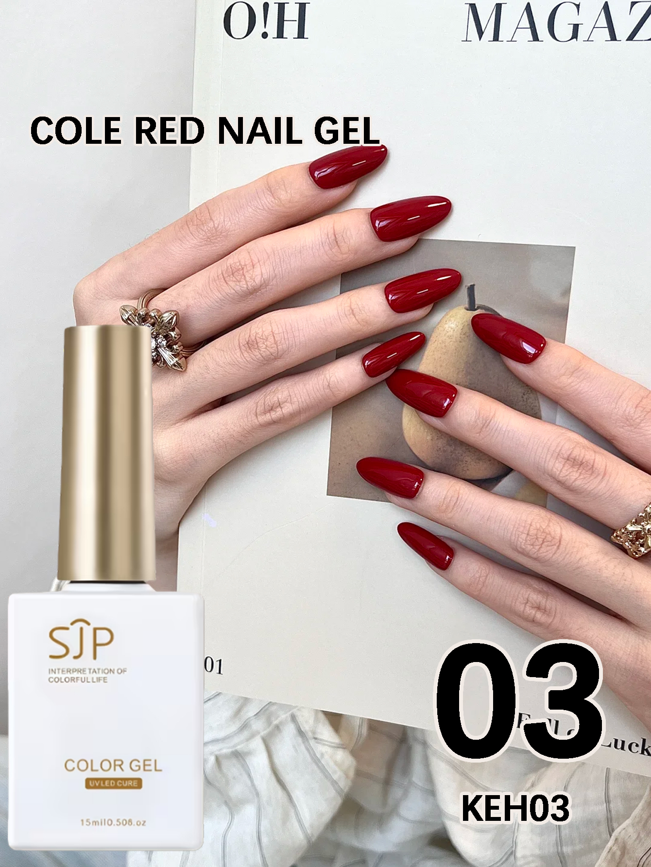 15ml Burgundy Series Gel Nail  - Nail Art Burgundy ulasan dan harga