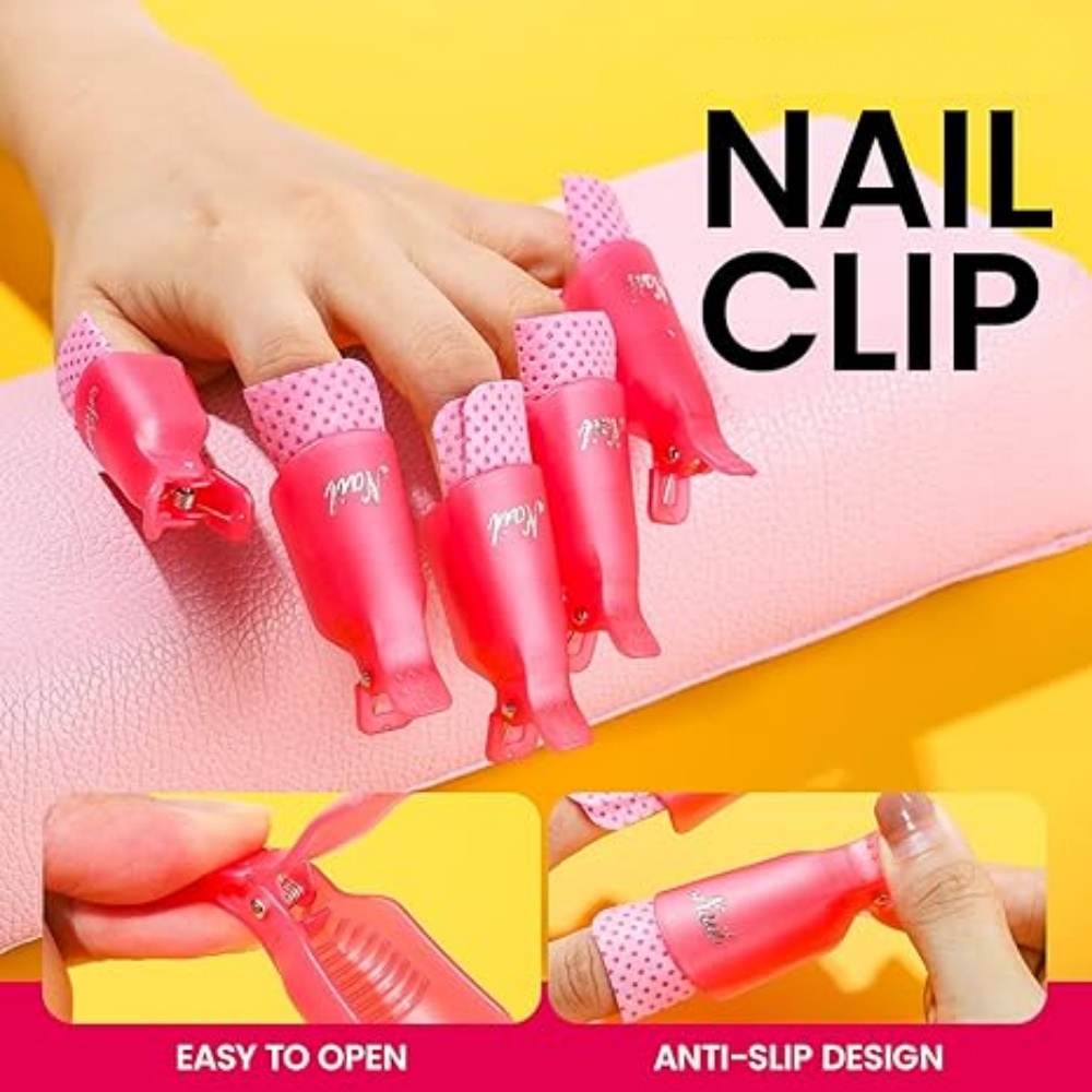 10 pieces Nail Art Soak off Ca - Nail Art Remove ulasan dan harga