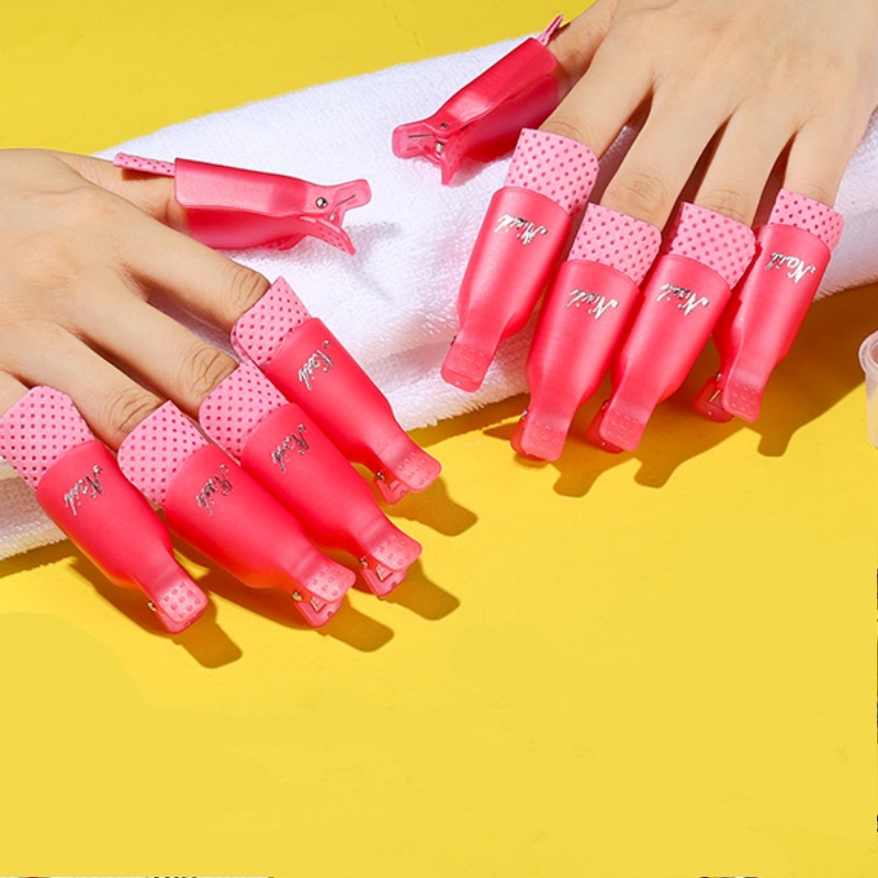 10 pieces Nail Art Soak off Ca - Nail Art Remove ulasan dan harga