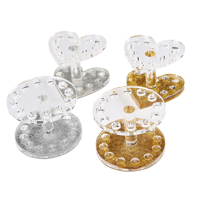 12 Holes Nail Brushes Storage  - Nail Art Vector ulasan dan harga