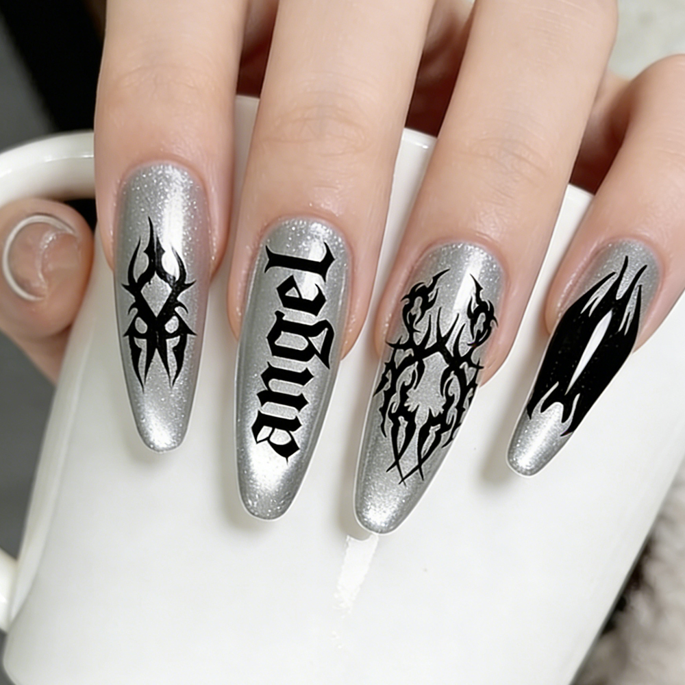 Nail Stamping Plates Gothic St - Nail Art Inspo ulasan dan harga