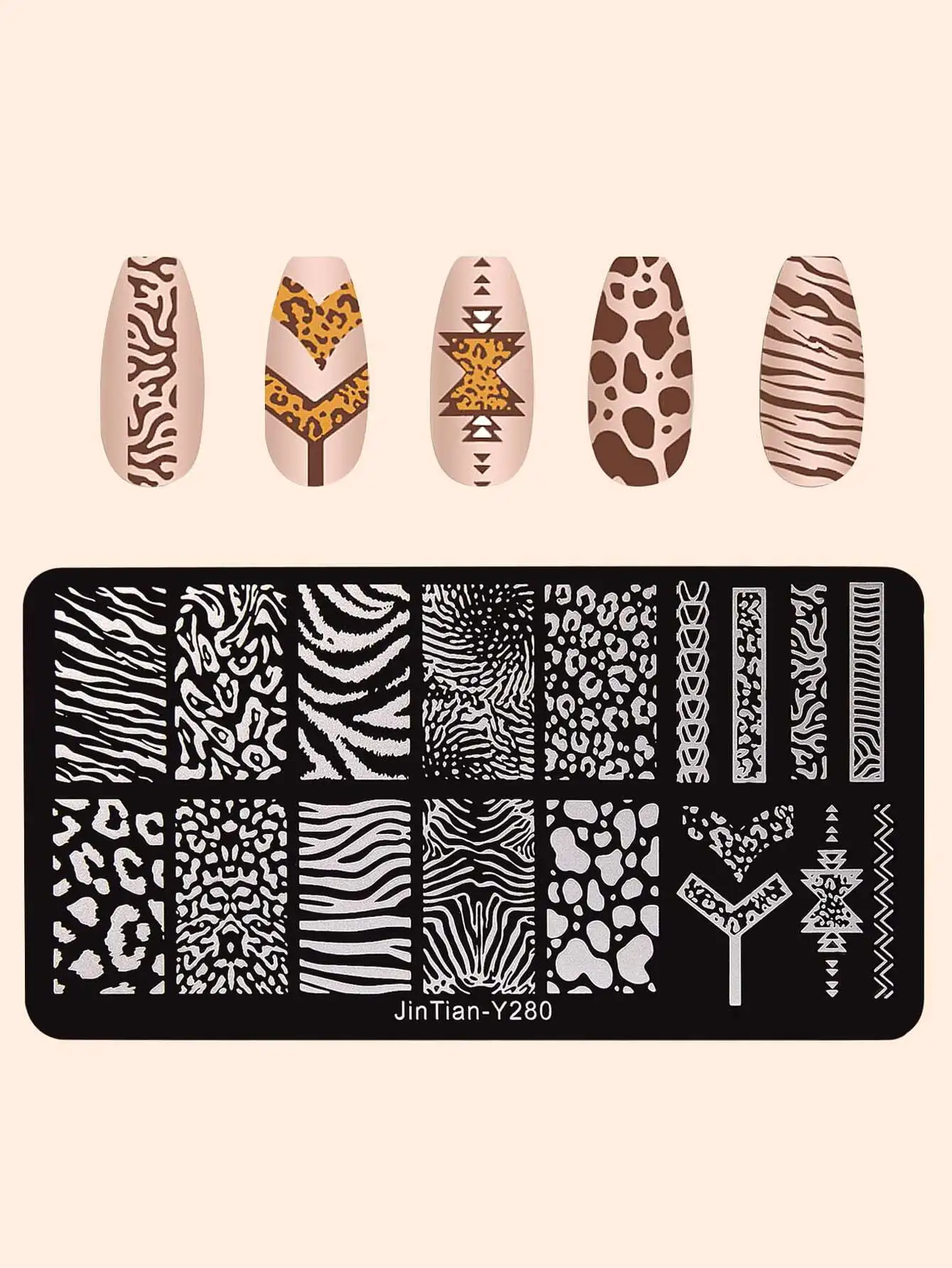 1sheet Zebra Striped Gel Polis - Nail Art Zebra Design ulasan dan harga
