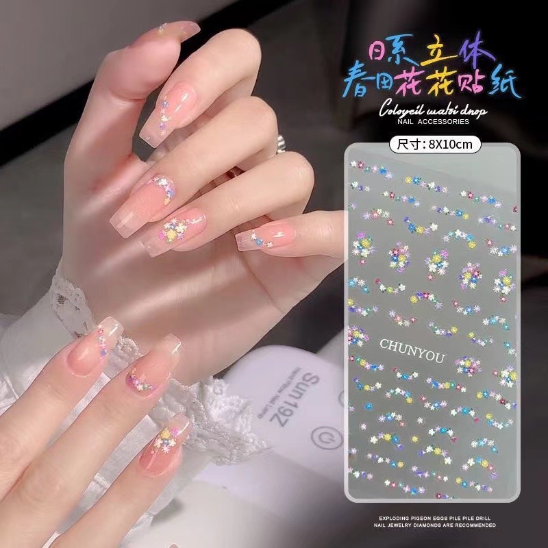 Viral Dopamine French Nail Art - Nail Art Viral ulasan dan harga