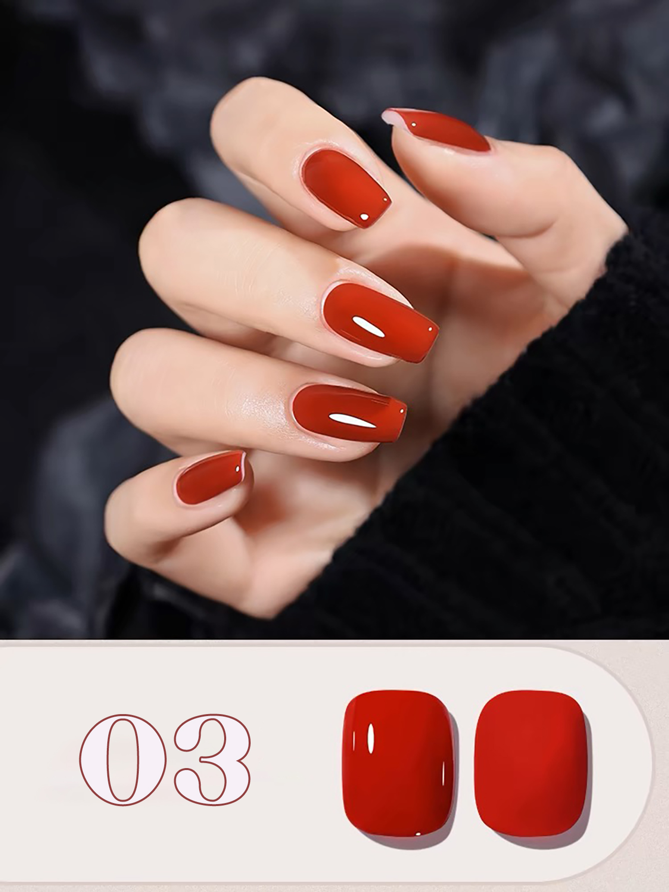 SHAKA 10ML 12-Color Dark Red G - Nail Art Burgundy ulasan dan harga