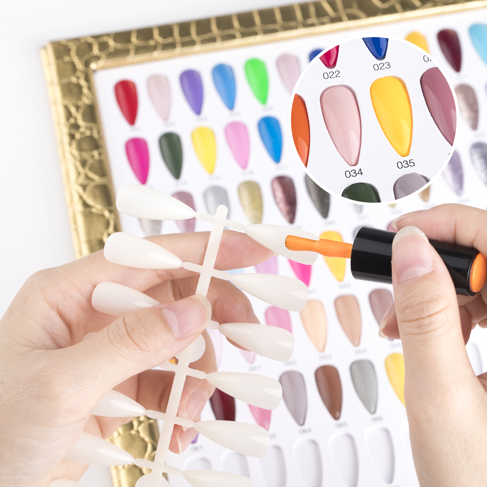 TP 216 Colors Nail Display Boo - Nail Art Vector ulasan dan harga