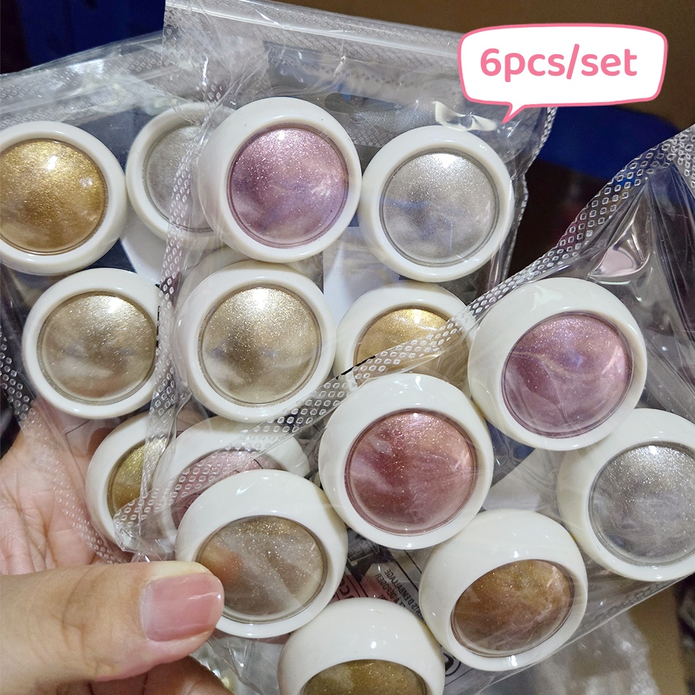6 Pcs Fantasy Mirror Chrome Ef - Nail Glitter Chrome ulasan dan harga