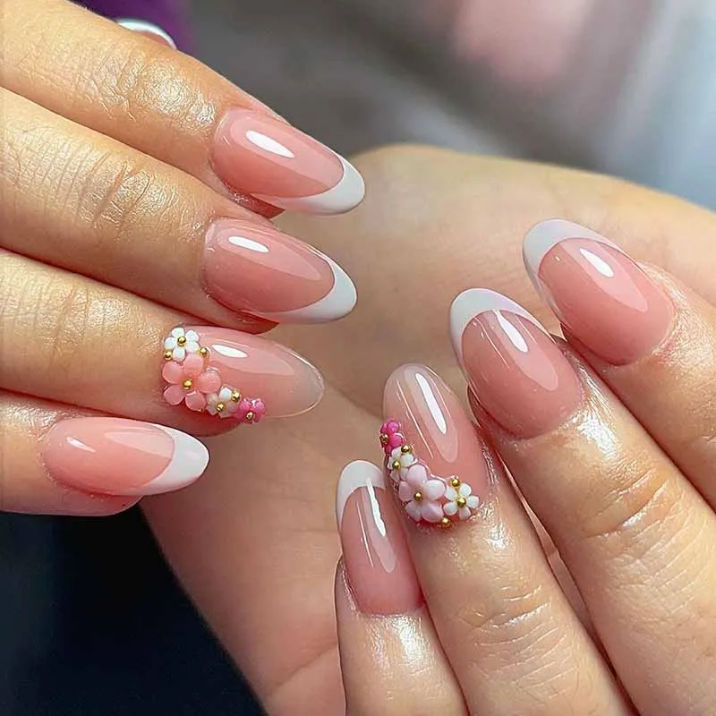 24pcs Short Oval Nails Press o - Nail Art Remover ulasan dan harga