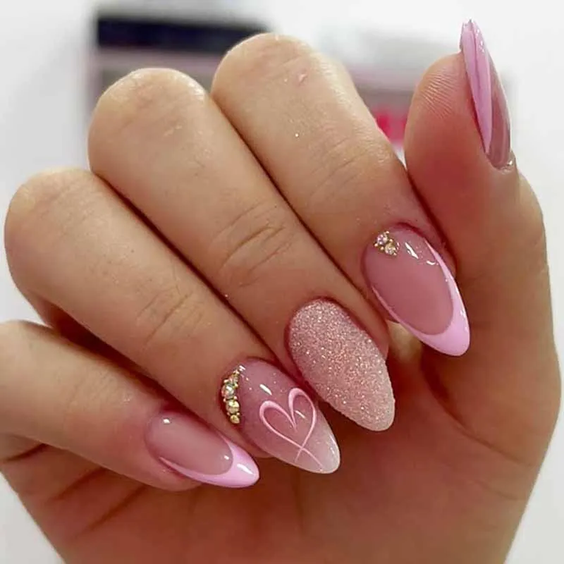 24pcs Short Oval Nails Press o - Nail Art Remover ulasan dan harga