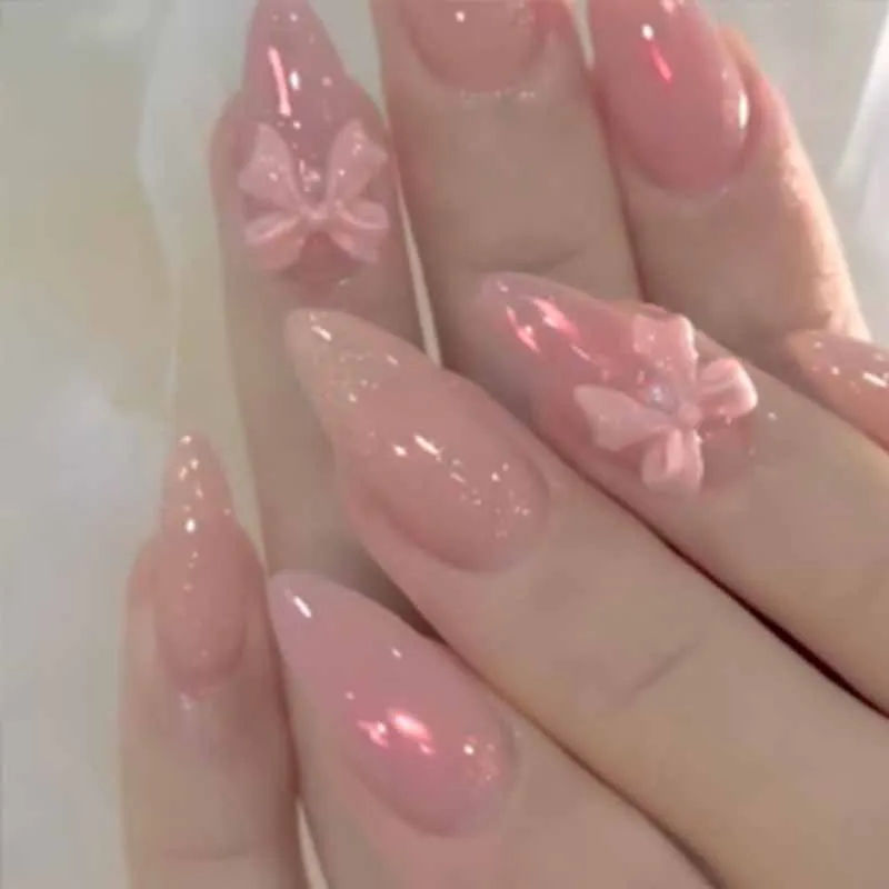 24pcs Short Oval Nails Press o - Nail Art Remover ulasan dan harga
