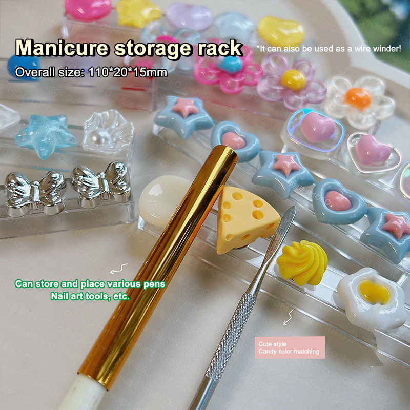 Cartoon Nail Brush Holder Stan - Nail Art Vector ulasan dan harga