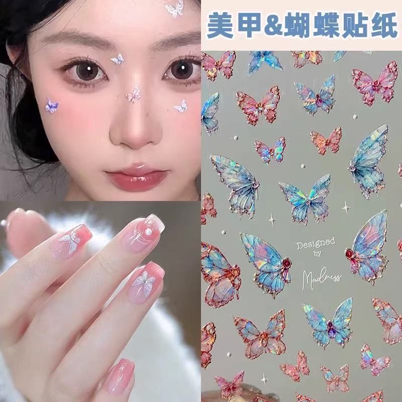 Viral Oil Painting Rose Nail A - Nail Art Viral ulasan dan harga