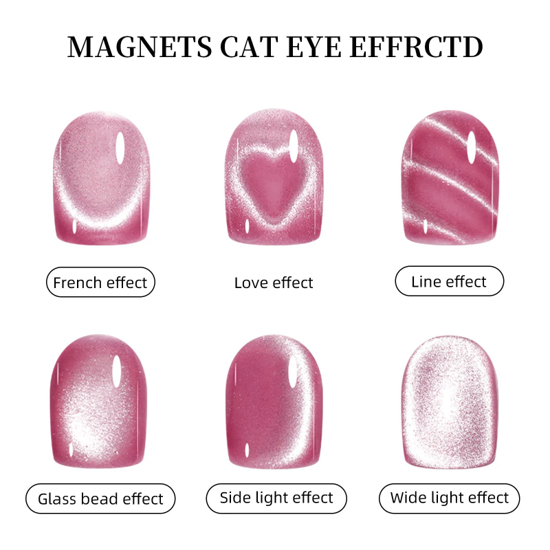 3in1 Nail Heart Shaped Magnet  - Nail Art Love ulasan dan harga