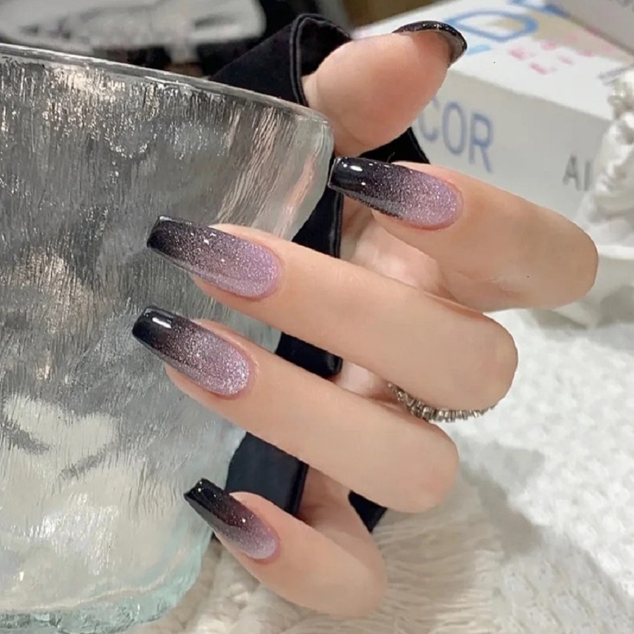 24PCS/1BOX Galaxy Starlight Ca - Nail Art Inspo ulasan dan harga