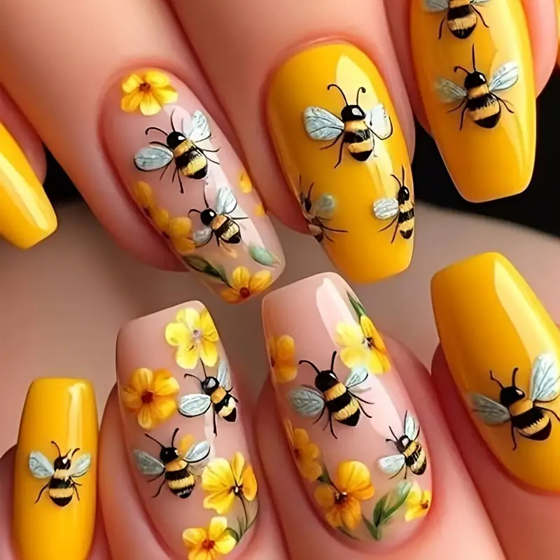 24PCS Nude Press on Nails Shor - Nail Art Love ulasan dan harga