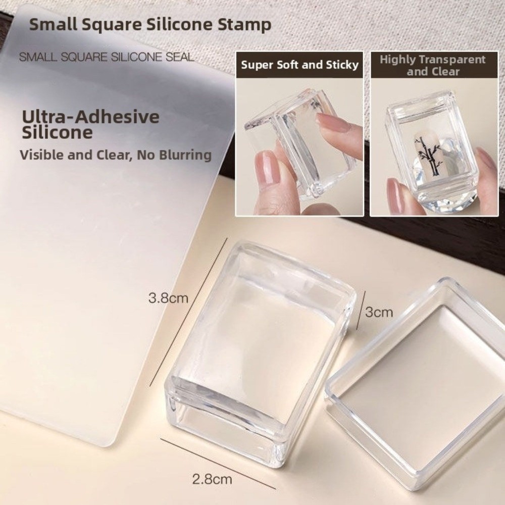 New Transparent Nail Art Stamp - Nail Art Inspo ulasan dan harga