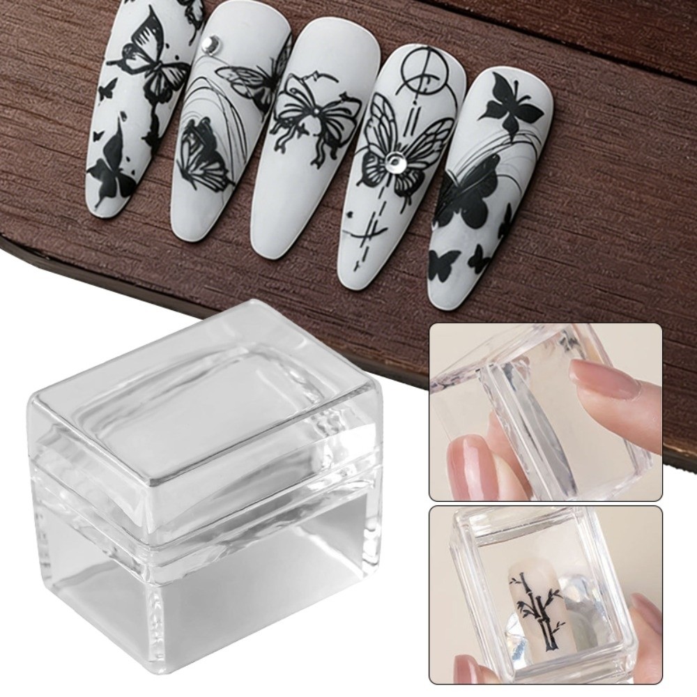 New Transparent Nail Art Stamp - Nail Art Inspo ulasan dan harga