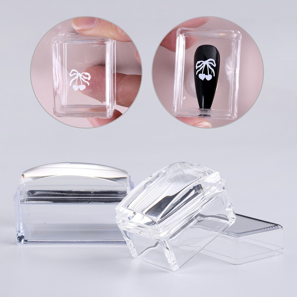 New Transparent Nail Art Stamp - Nail Art Inspo ulasan dan harga
