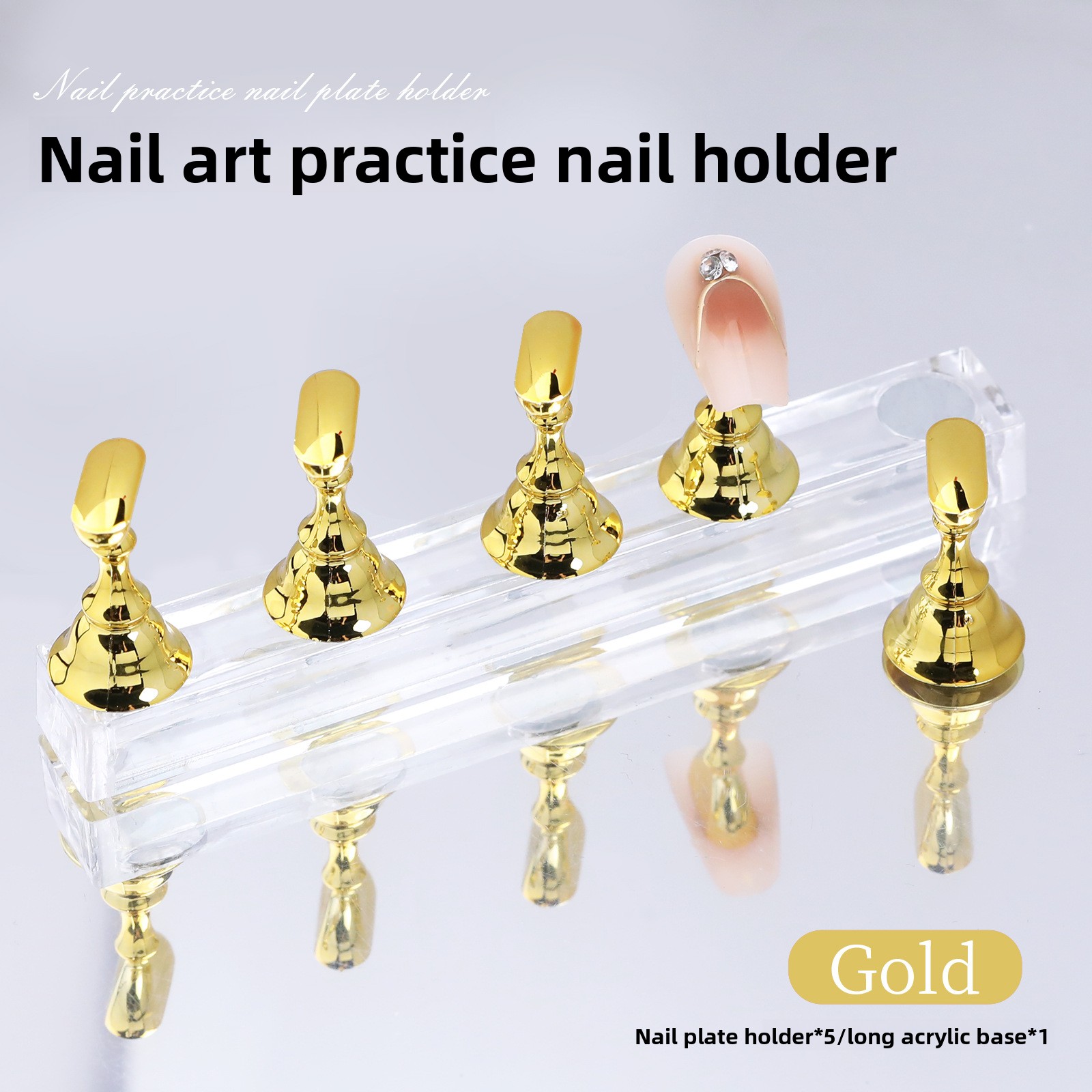 1set Nail Tip Holder Japanese  - Nail Art Vector ulasan dan harga