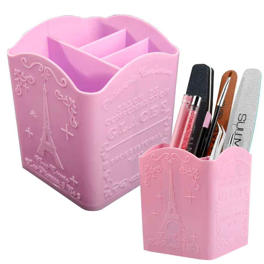 4-Compartment Nail Art Brush H - Nail Art Vector ulasan dan harga