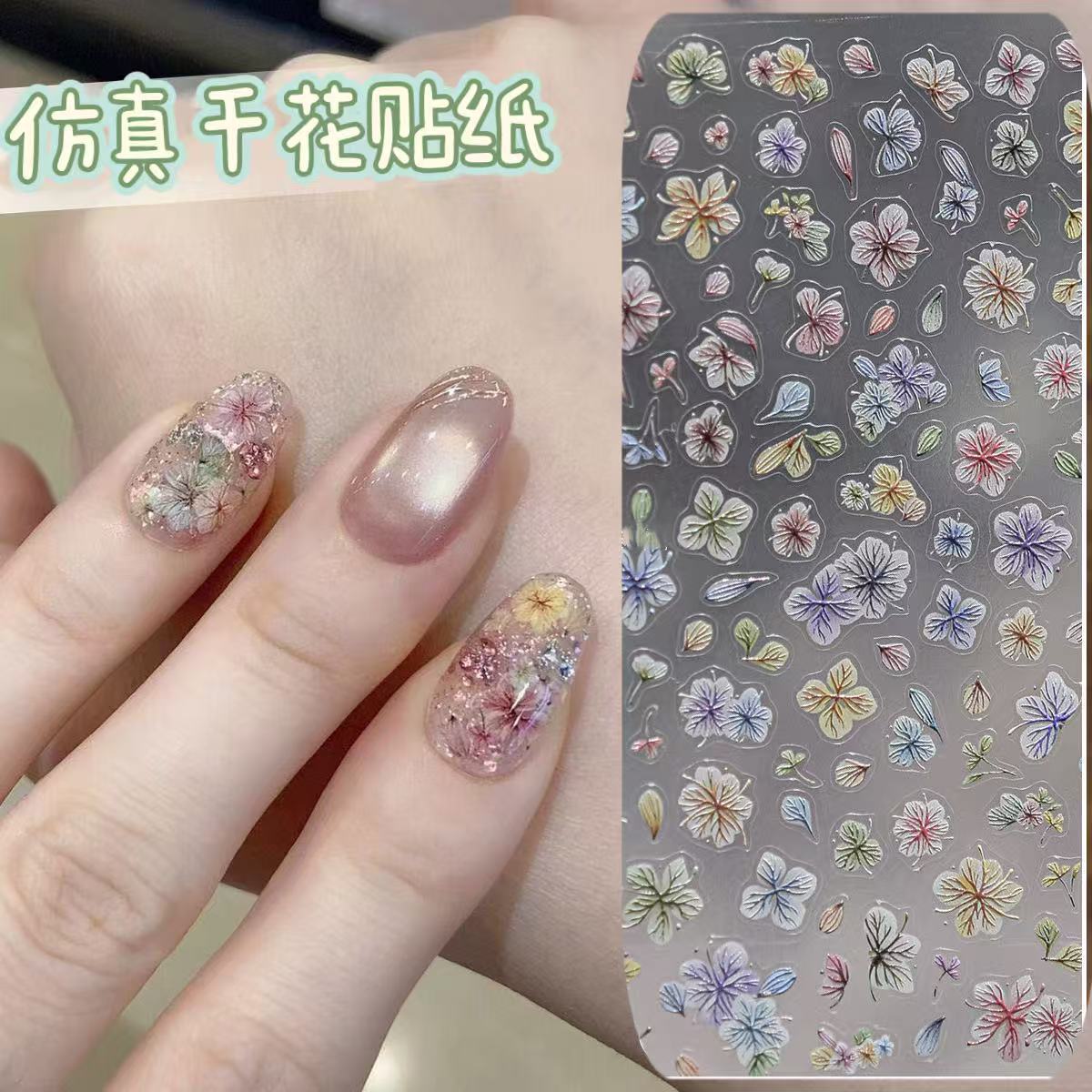 Viral Dried Flower Nail Art St - Nail Art Viral ulasan dan harga
