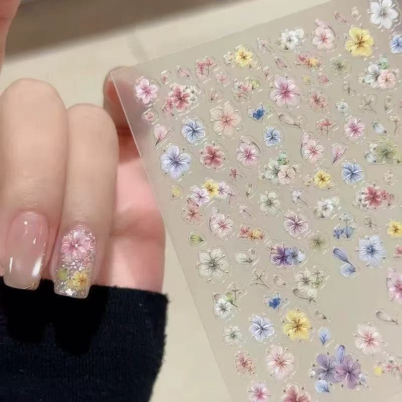 Viral Dried Flower Nail Art St - Nail Art Viral ulasan dan harga