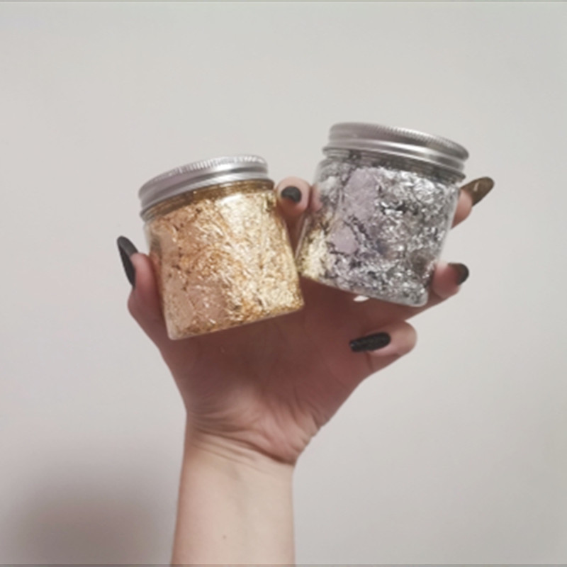 Imitation Rose Gold Silver Cop - Nail Art Inspo ulasan dan harga