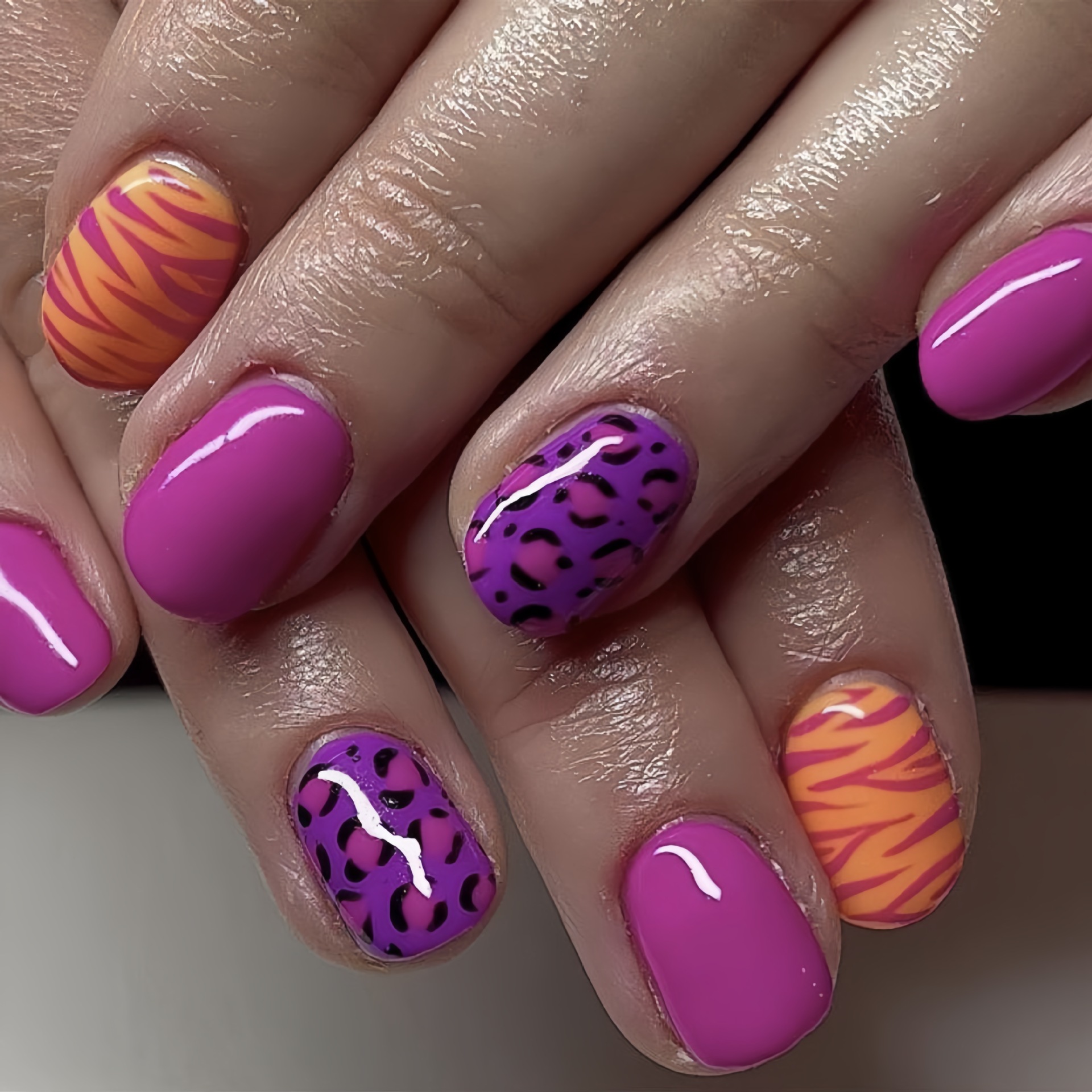 Short long fake nails for wome - Nail Art Aesthetic ulasan dan harga