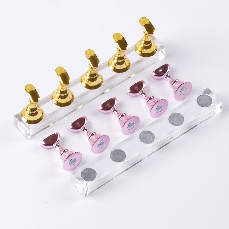 5/30pcs/Set Magnetic Nail Hold - Nail Art Vector ulasan dan harga