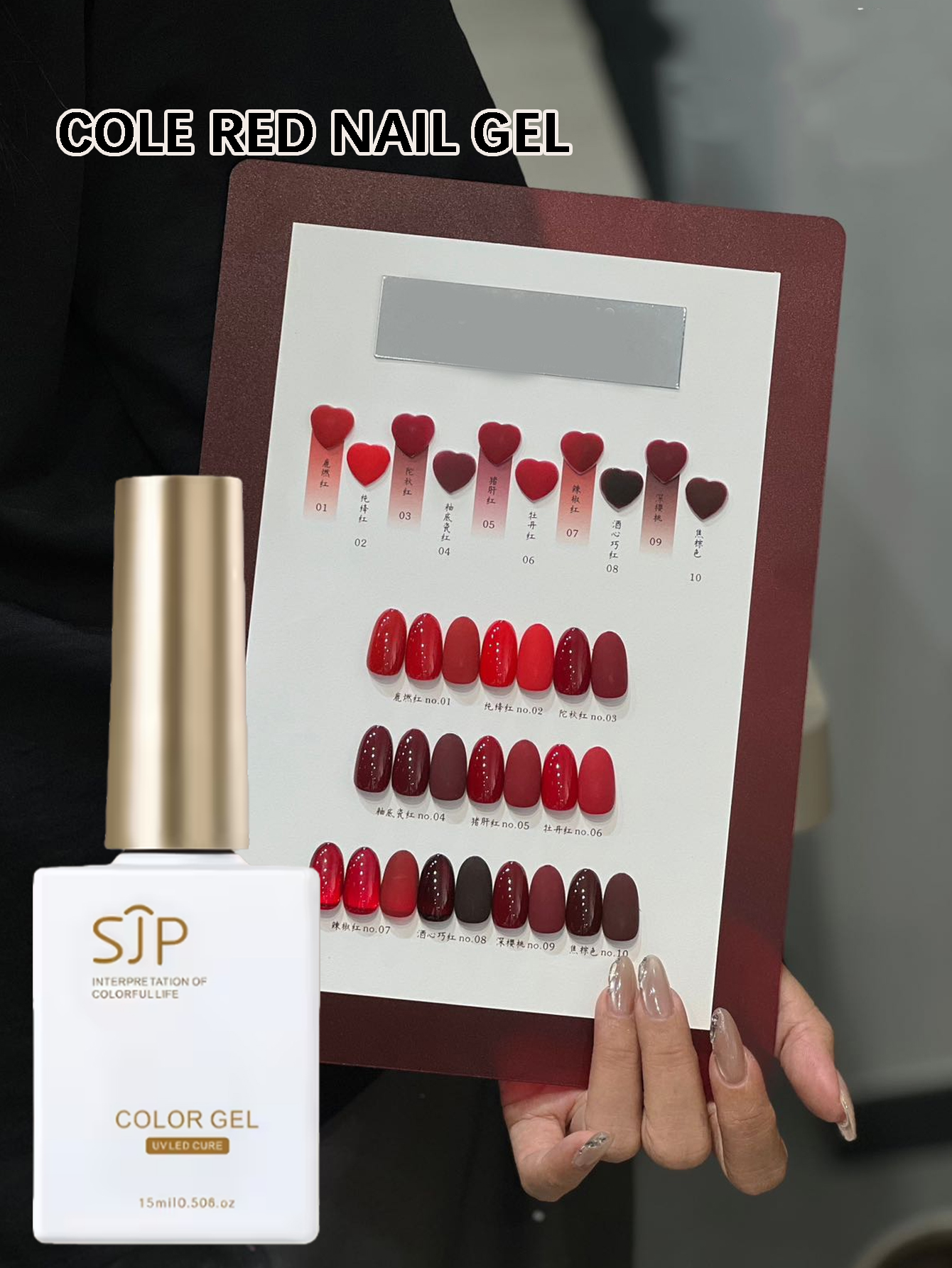 15ml Burgundy Series Gel Nail  - Nail Art Burgundy ulasan dan harga