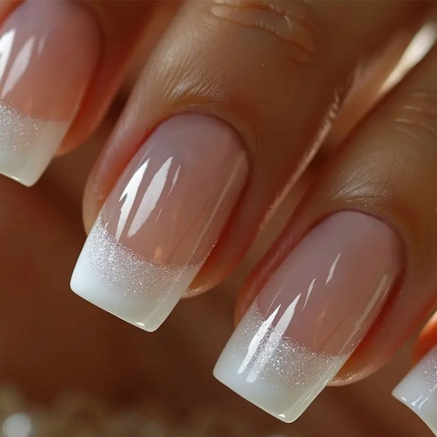 24pcs/set Medium Square fake n - Nail Art Inspo ulasan dan harga