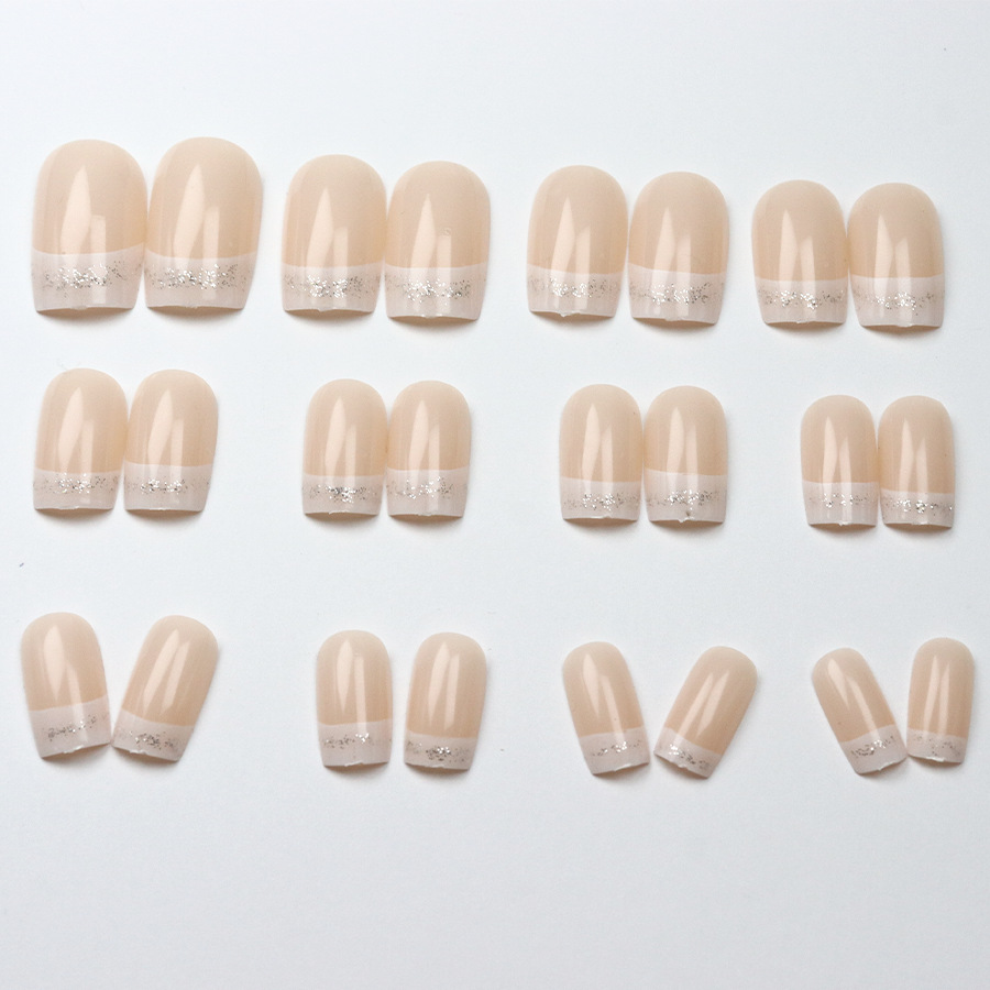 24pcs/set Medium Square fake n - Nail Art Inspo ulasan dan harga