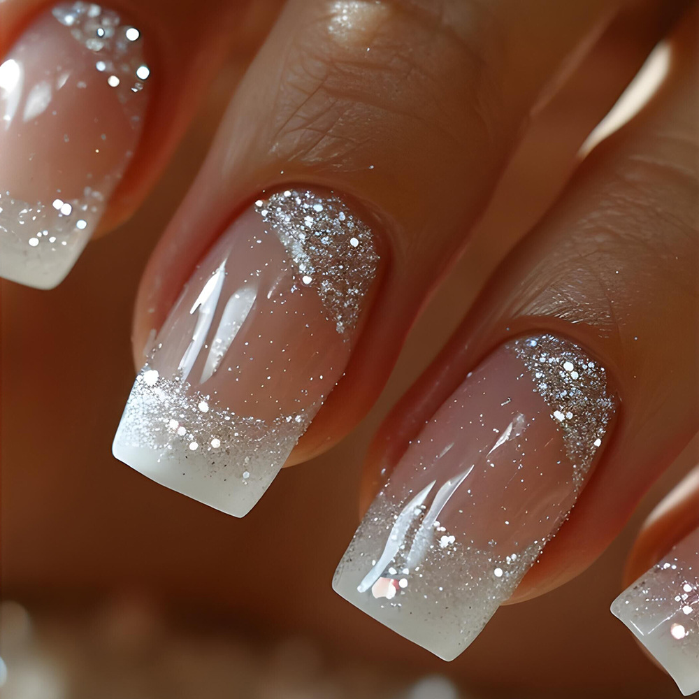24pcs/set Medium Square fake n - Nail Art Inspo ulasan dan harga