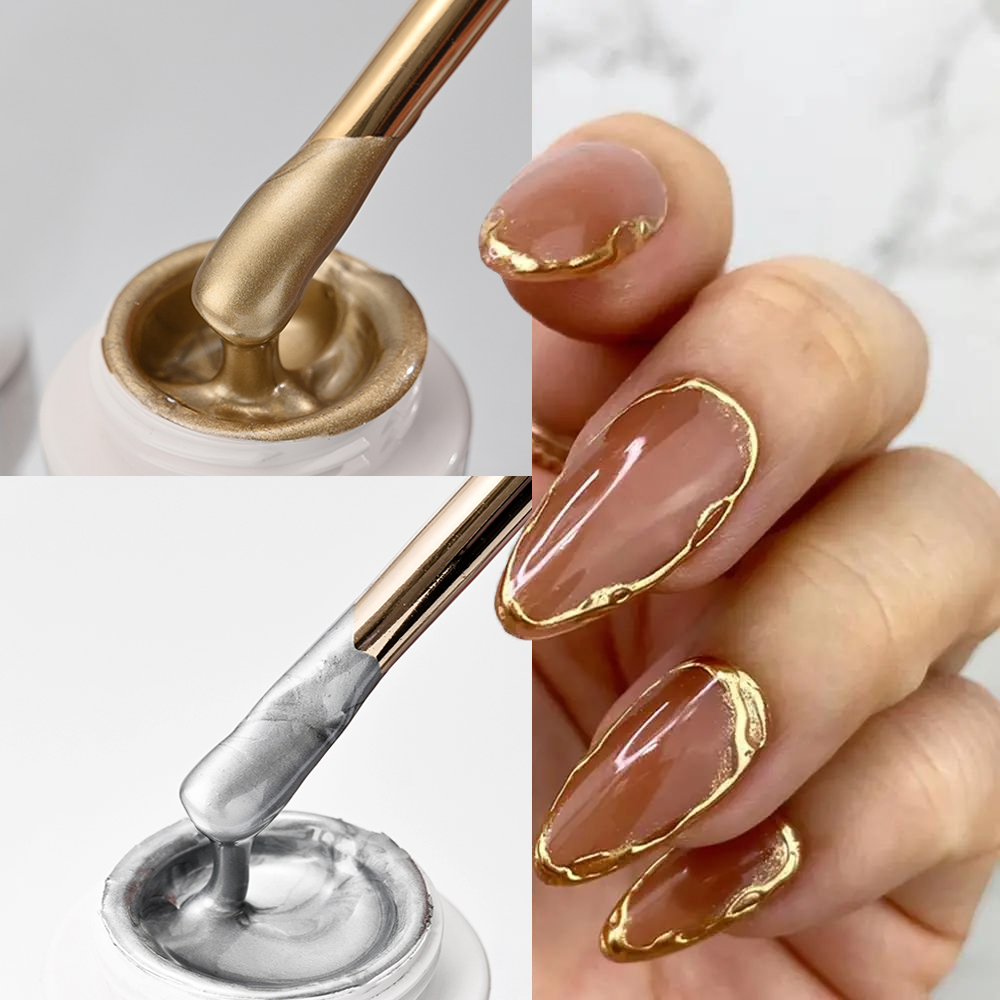 8g/Jar Y2K Mirror Metallic Pai - Nail Glitter Chrome ulasan dan harga