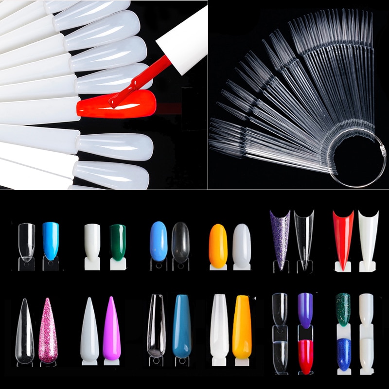 Nail Display Sticks Clear Natu - Nail Art Vector ulasan dan harga