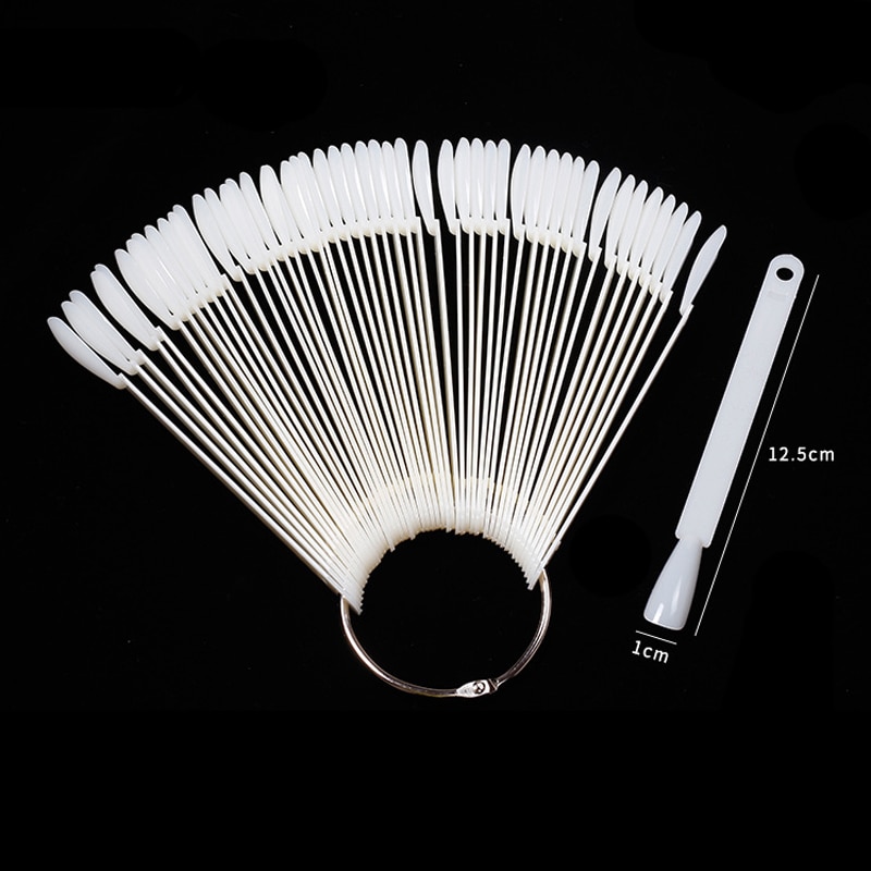 Nail Display Sticks Clear Natu - Nail Art Vector ulasan dan harga