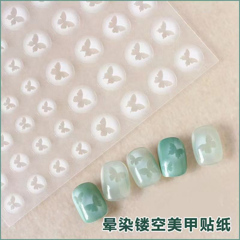 Viral Gradient Nail Sticker St - Nail Art Viral ulasan dan harga
