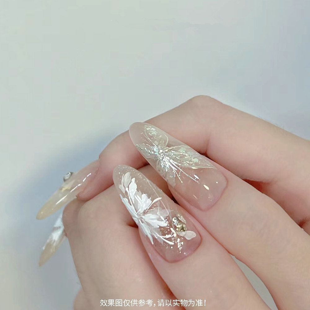 Viral New Ice Flower Nail Art  - Nail Art Viral ulasan dan harga