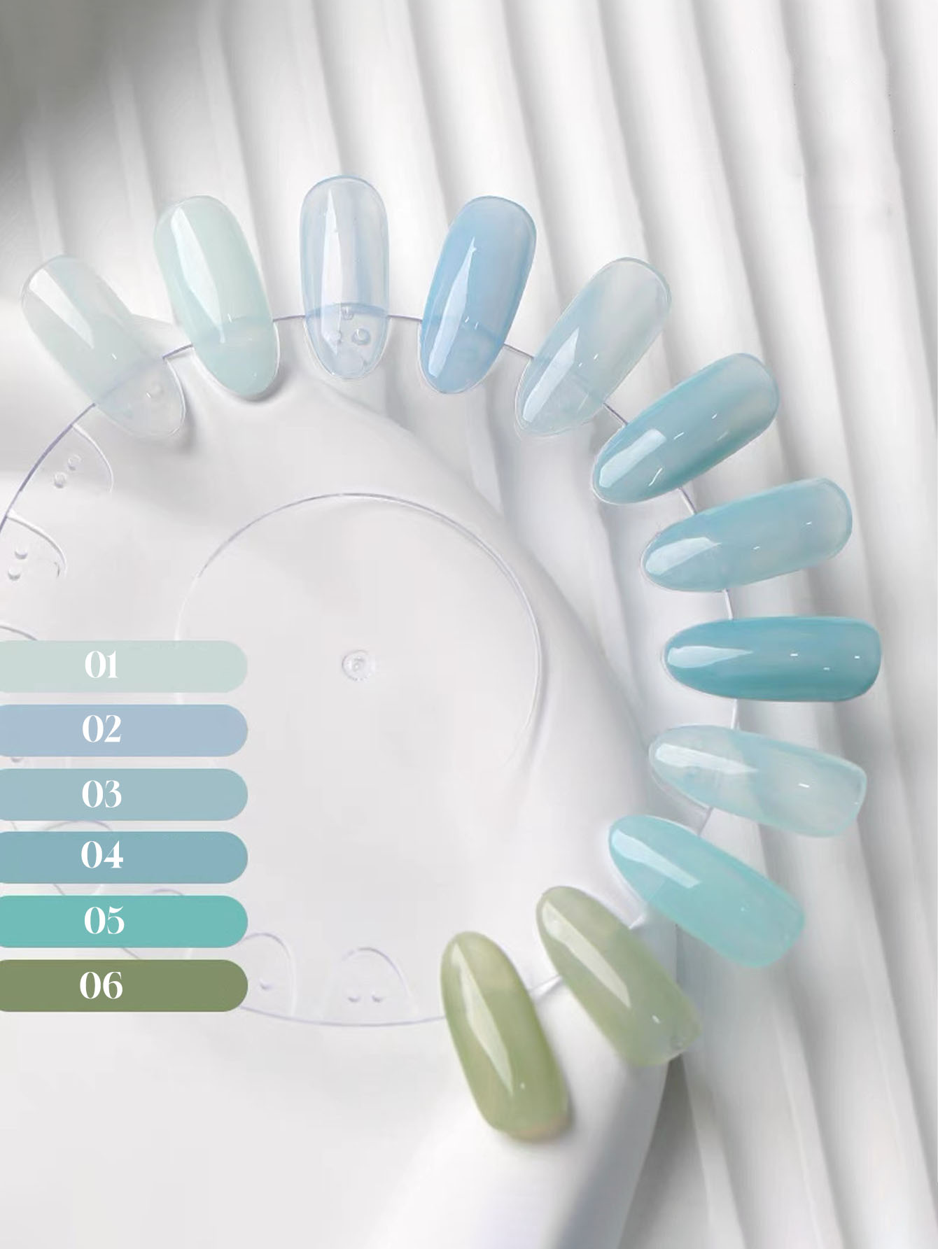 12ML Gel Polish Kit- Mint Mamb - Nail Art Viral ulasan dan harga