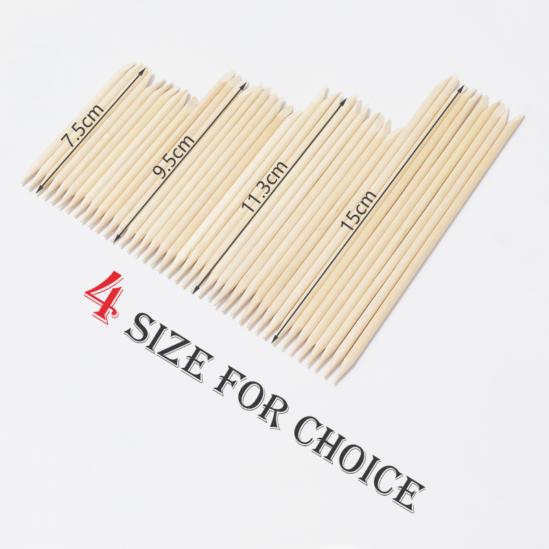 Orange Wood Sticks Nail Art Wo - Nail Art Orange ulasan dan harga