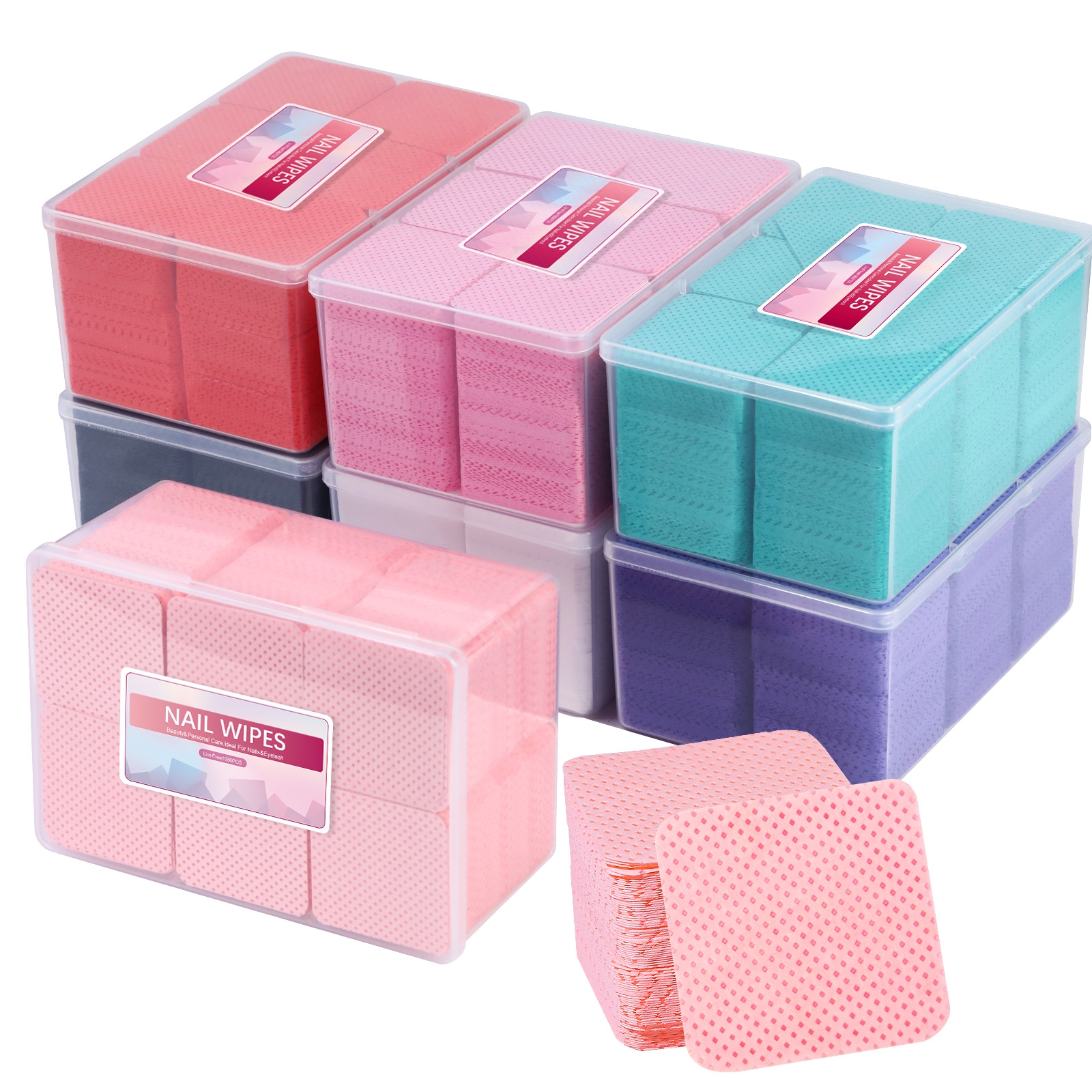 1080 PCS Lint Free Nail Cotton - Nail Art Remove ulasan dan harga