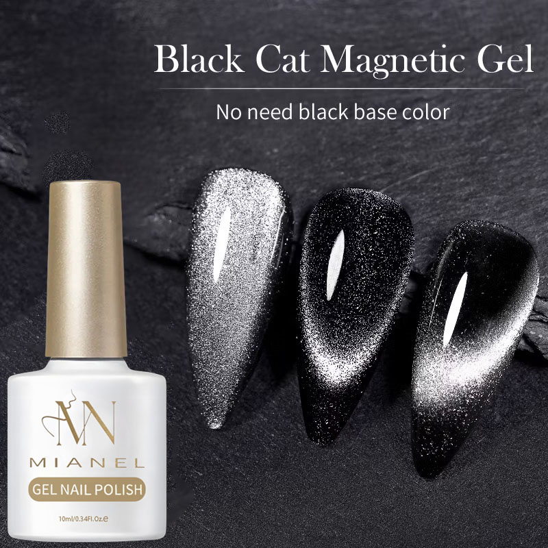 MIANEL 10ML 2026 New Black Pea - Nail Art Viral ulasan dan harga
