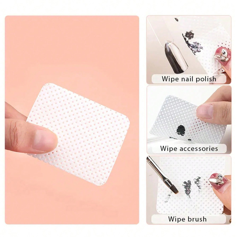 Lint Free Wipes Cleaning Tool  - Nail Art Remove ulasan dan harga